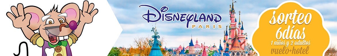 Sorteo a Disney del Club Ratoncito Pérez para acceder a la información y participar.